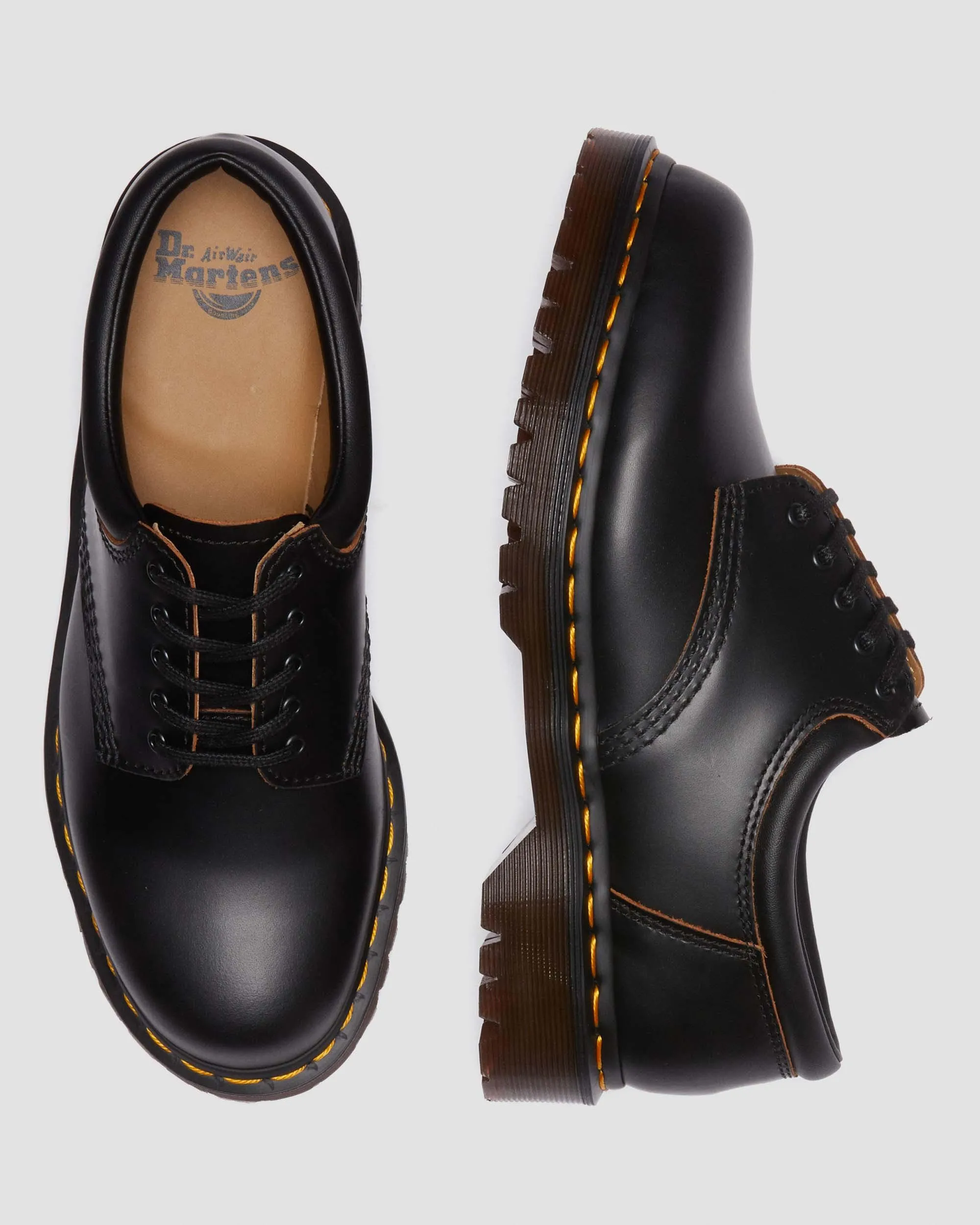 8053 Vintage Smooth Leather Shoes