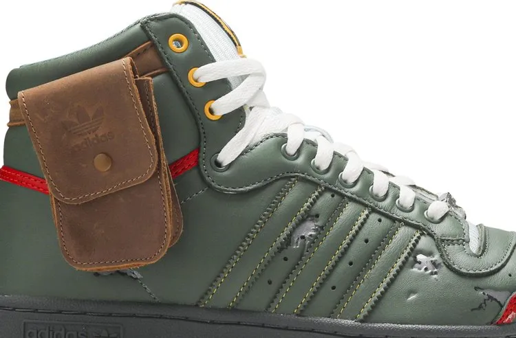 Adidas Star Wars x Top Ten Hi 'Boba Fett' Sneakers, Green