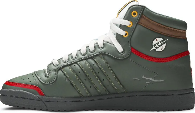 Adidas Star Wars x Top Ten Hi 'Boba Fett' Sneakers, Green