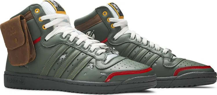 Adidas Star Wars x Top Ten Hi 'Boba Fett' Sneakers, Green