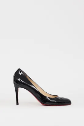 Black Patent Leather Miss Gena 85 Pump