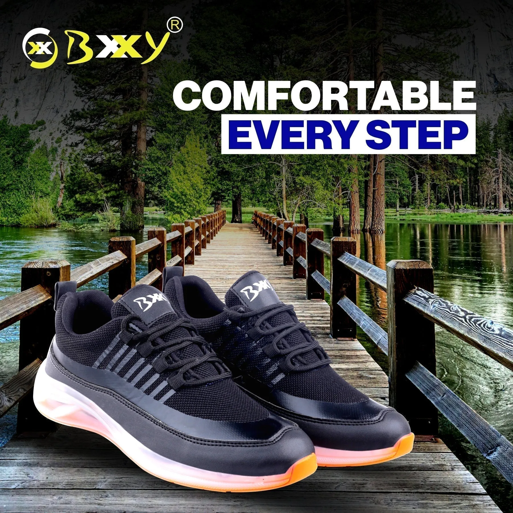 Bxxy's Men's Trendy Sports Lace-up Shoes