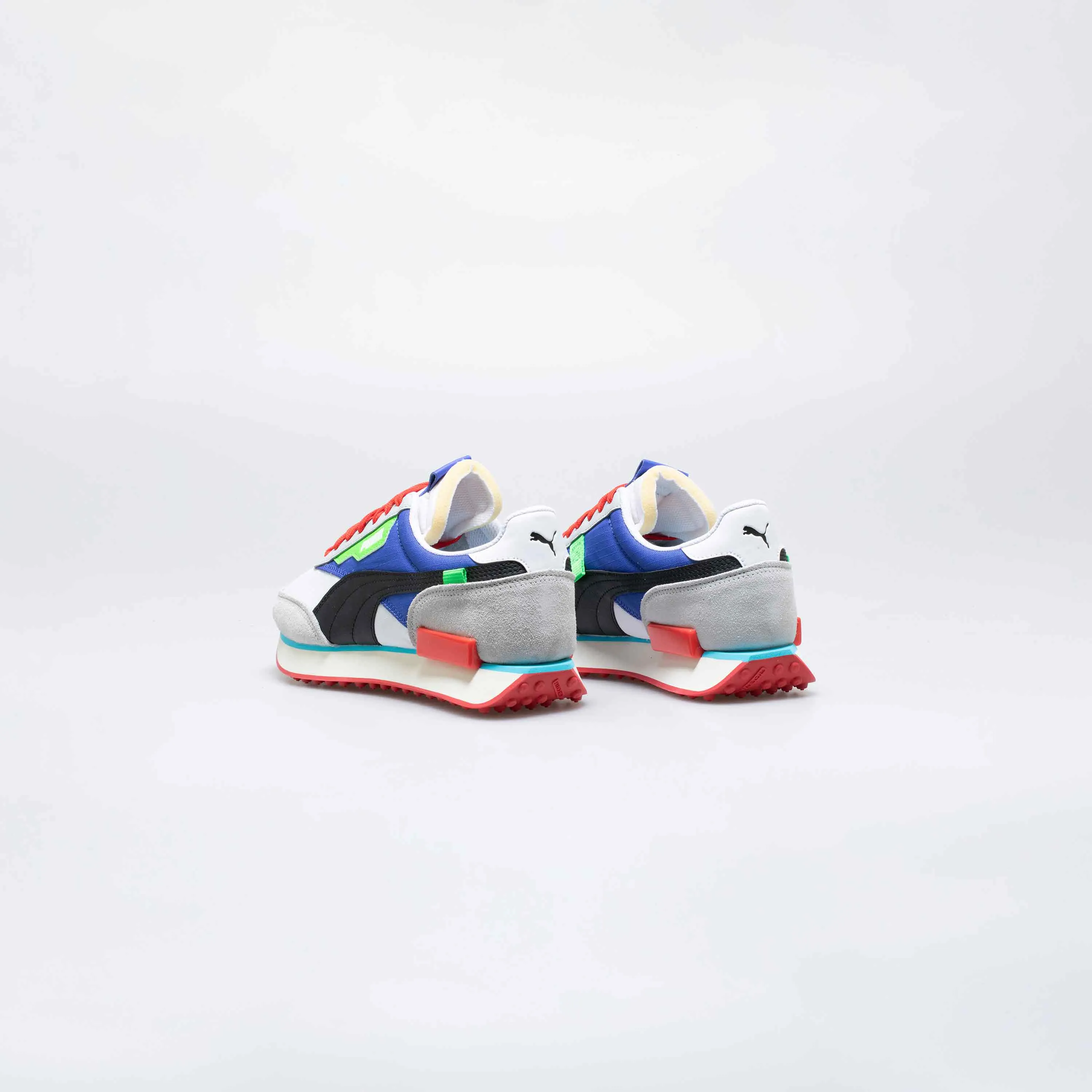 Future Rider Ride On Mens Lifestyle Shoe - Blue/Grey/Red