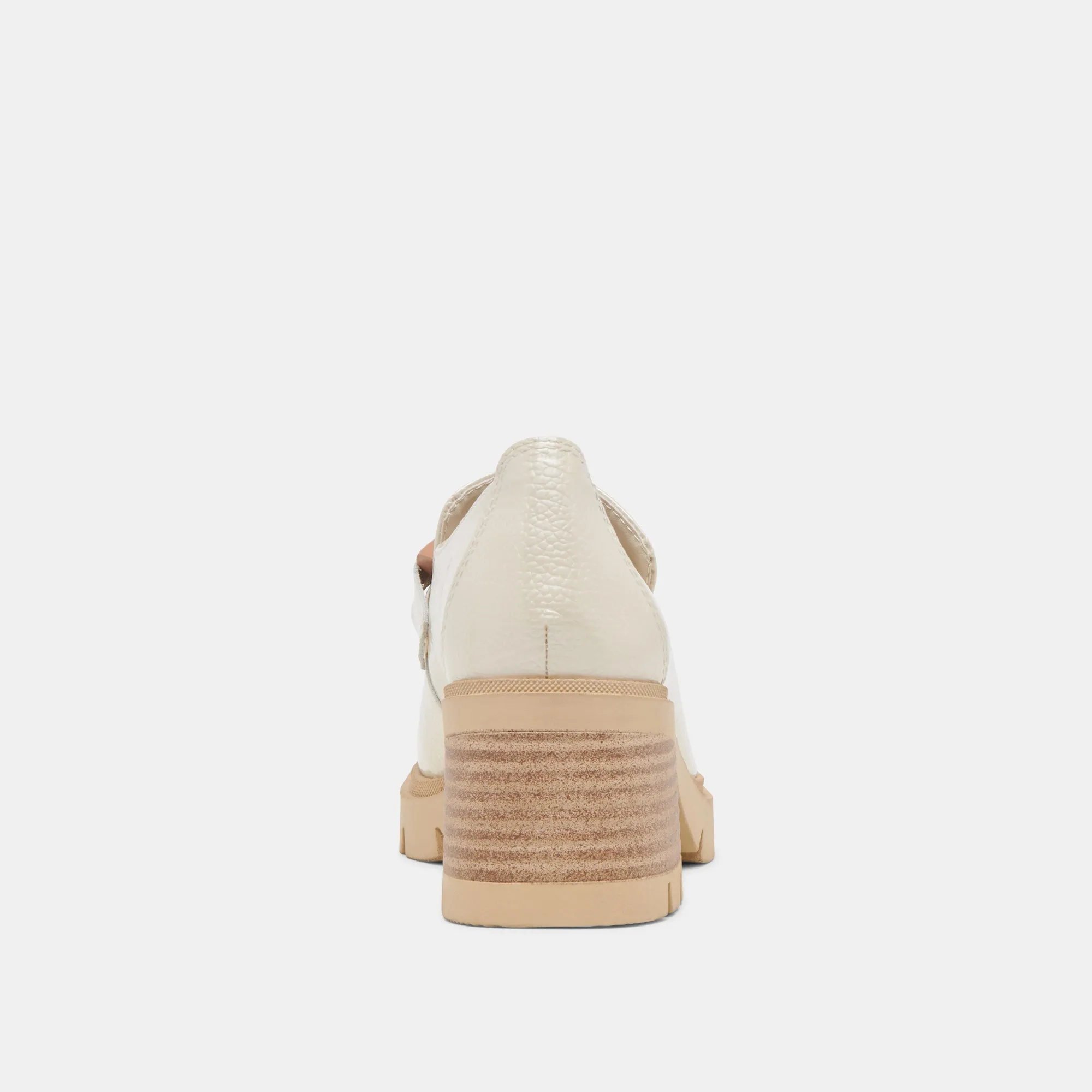 HAROLD HEELS IVORY PATENT LEATHER