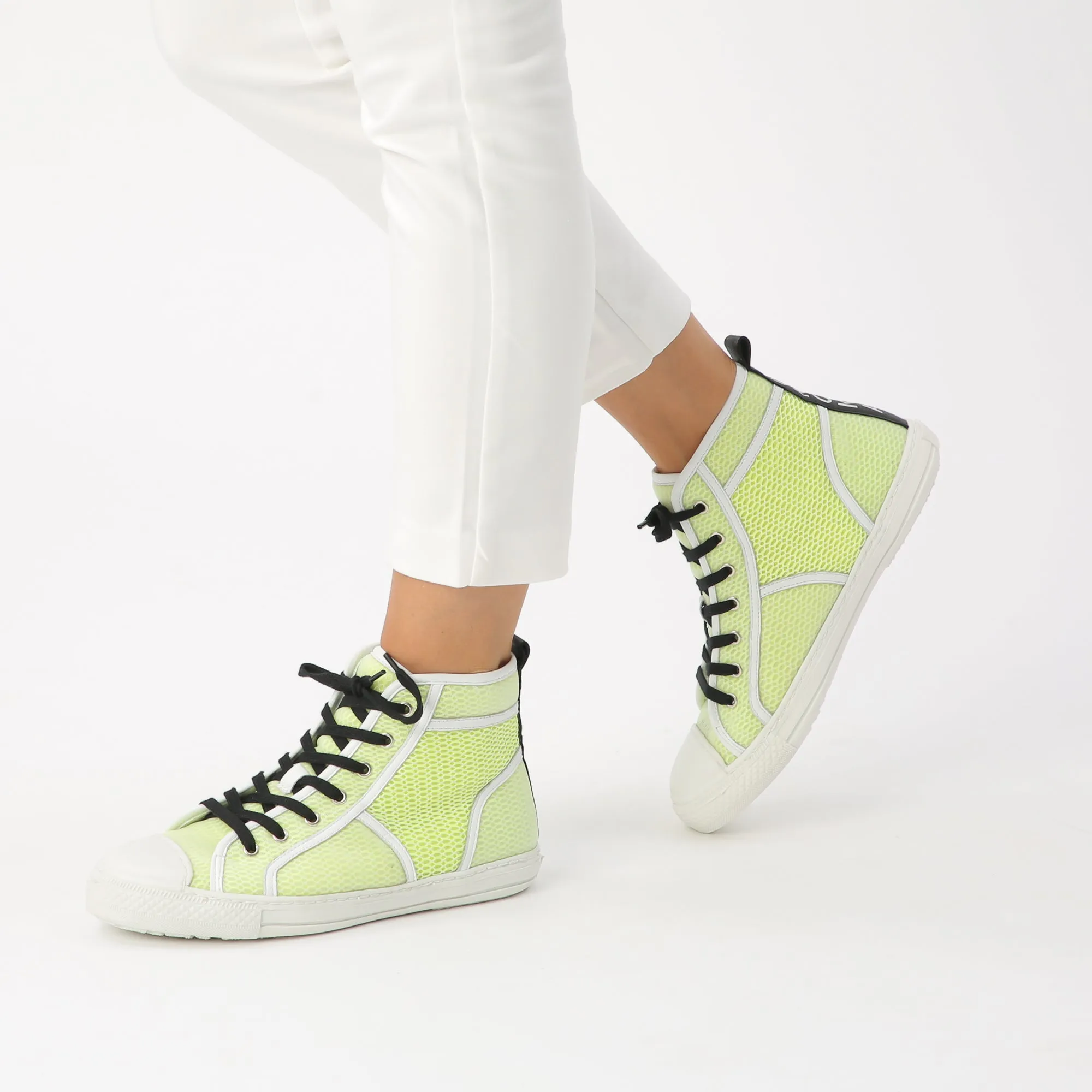 IGOR high-top sneaker - fluo yellow