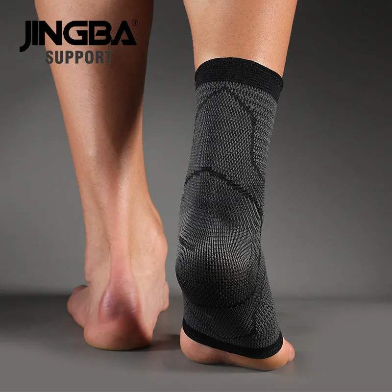 Knitted Elastic Ankle Support Compression Sleeve for Sports Injury Protection