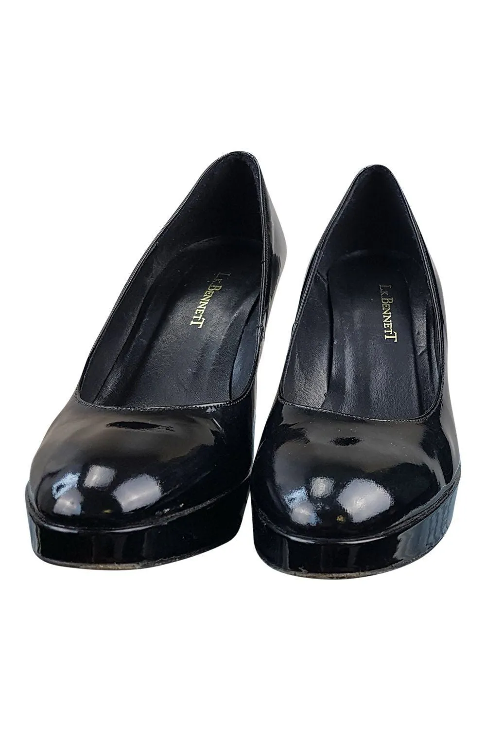 LK BENNETT Black Patent Leather (39)