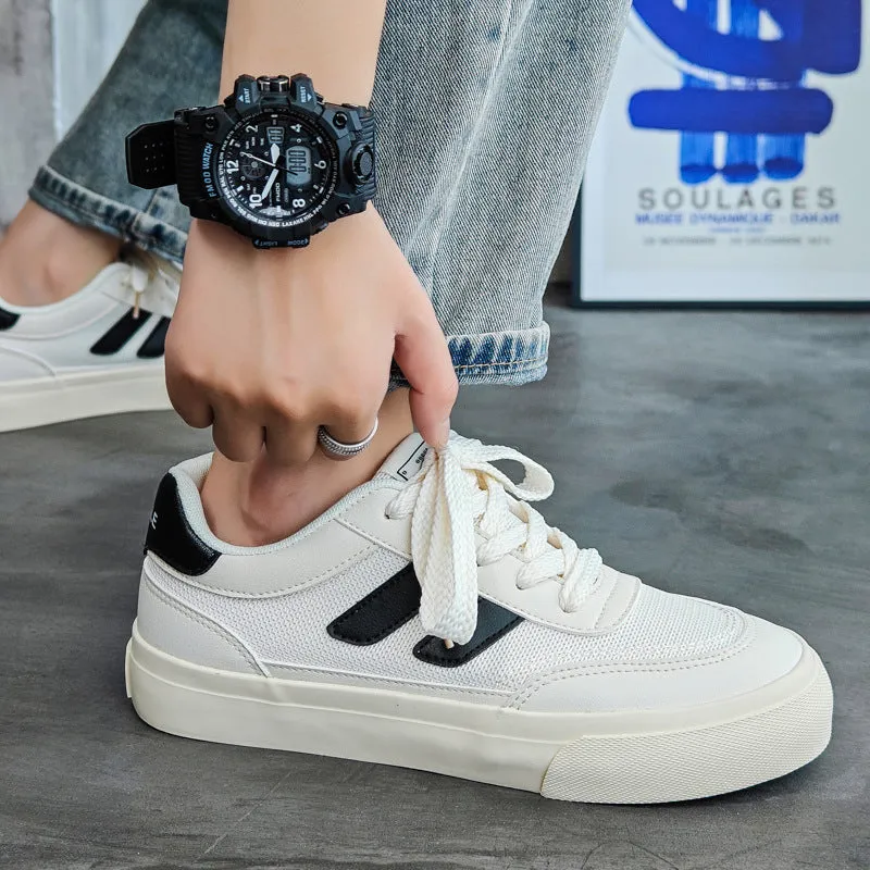 Men Fashion Canvas Flat Casual Training Shoes