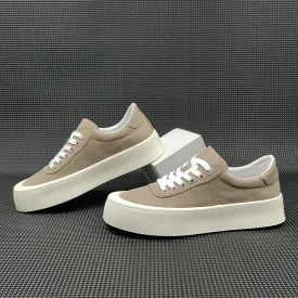 Men Minimalist Breathable Pure Canvas Flat Casual Shoes