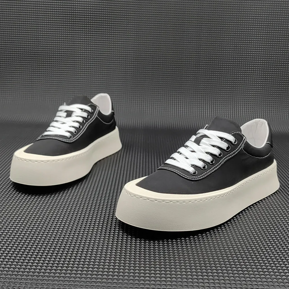 Men Minimalist Breathable Pure Canvas Flat Casual Shoes