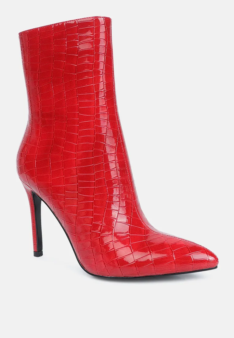 Momoa High Heel Ankle Boots