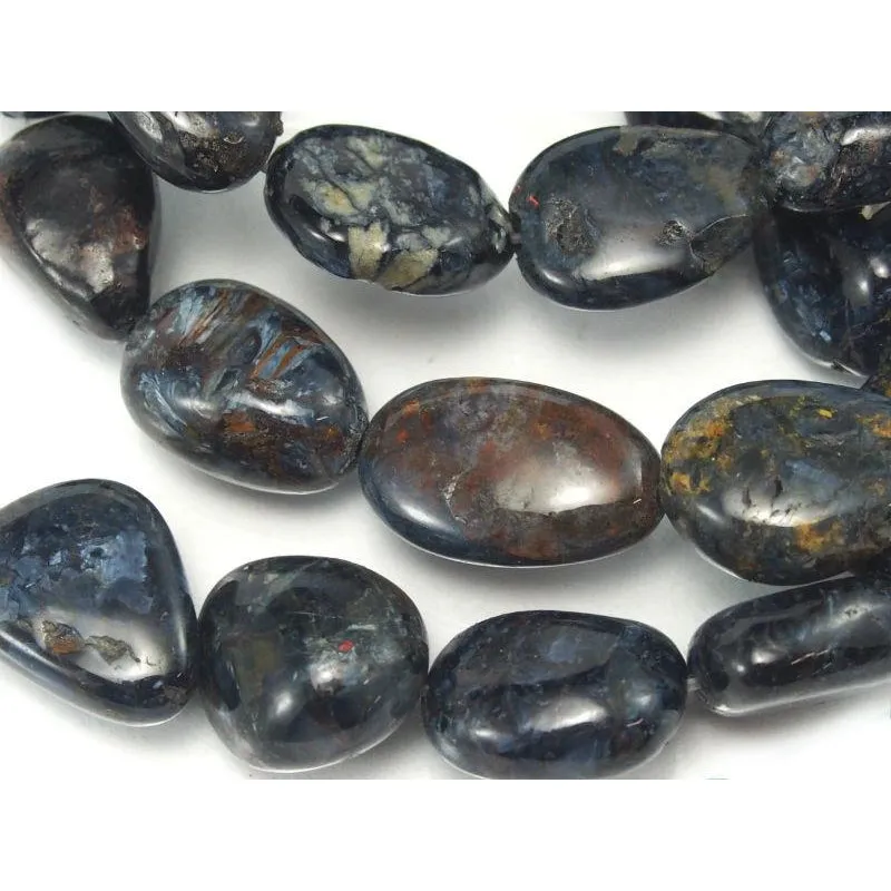 Pietersite Smooth Nuggets 13mm Strand