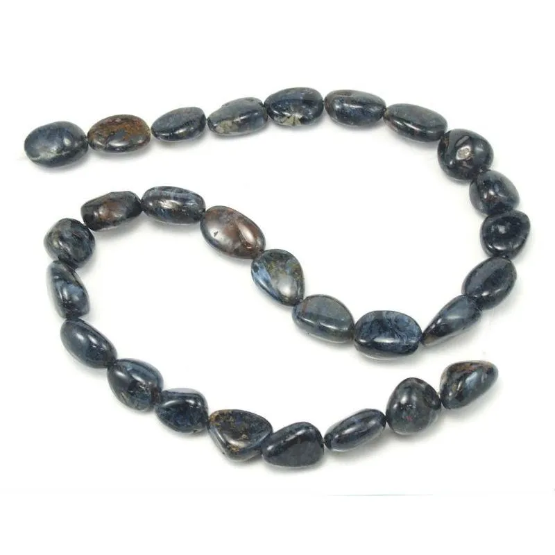 Pietersite Smooth Nuggets 13mm Strand