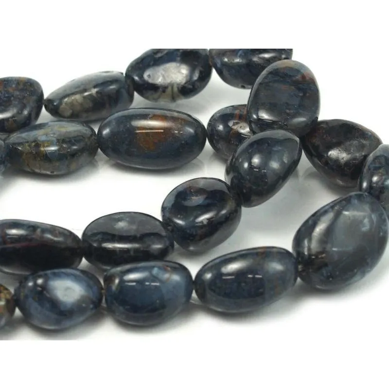 Pietersite Smooth Nuggets 13mm Strand