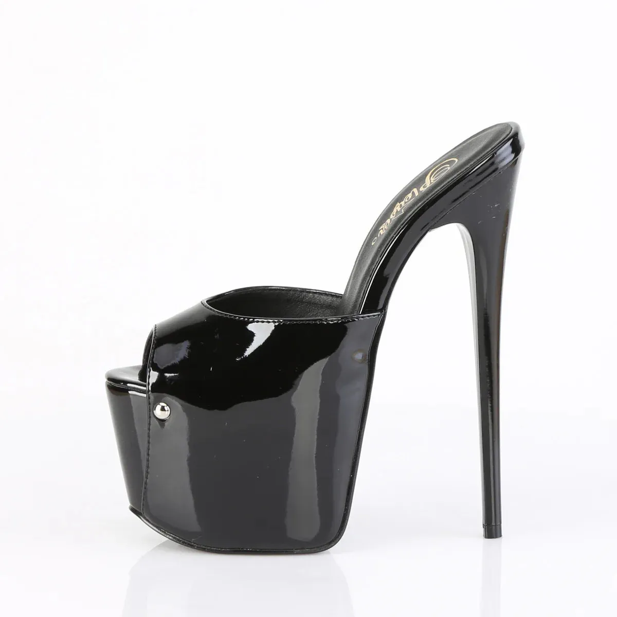 Pleaser Jubilant-01-Black-Size 8-Clearance