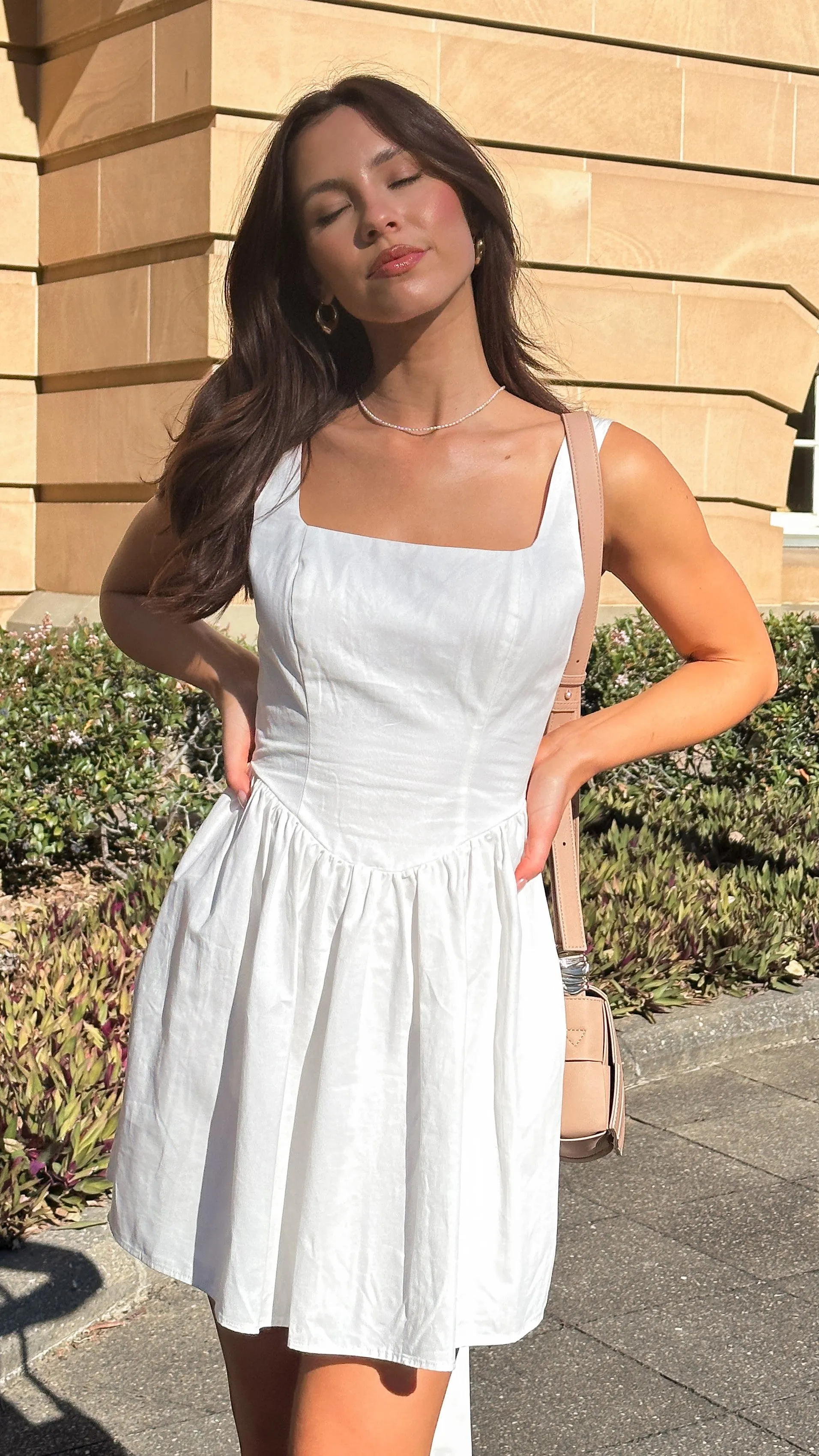 Sadzi Mini Dress - White