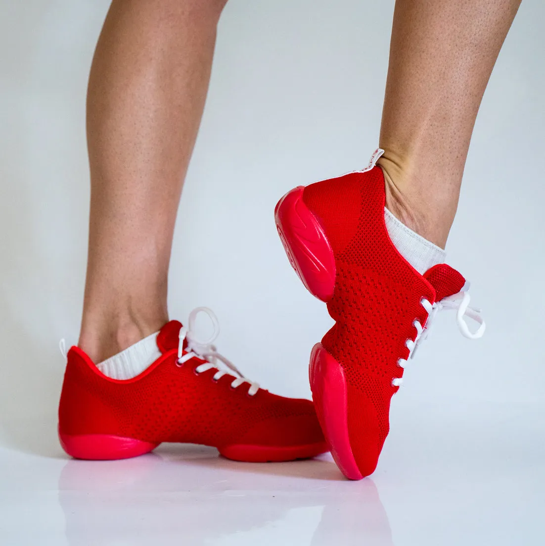 Sky Dance Sneaker in Red