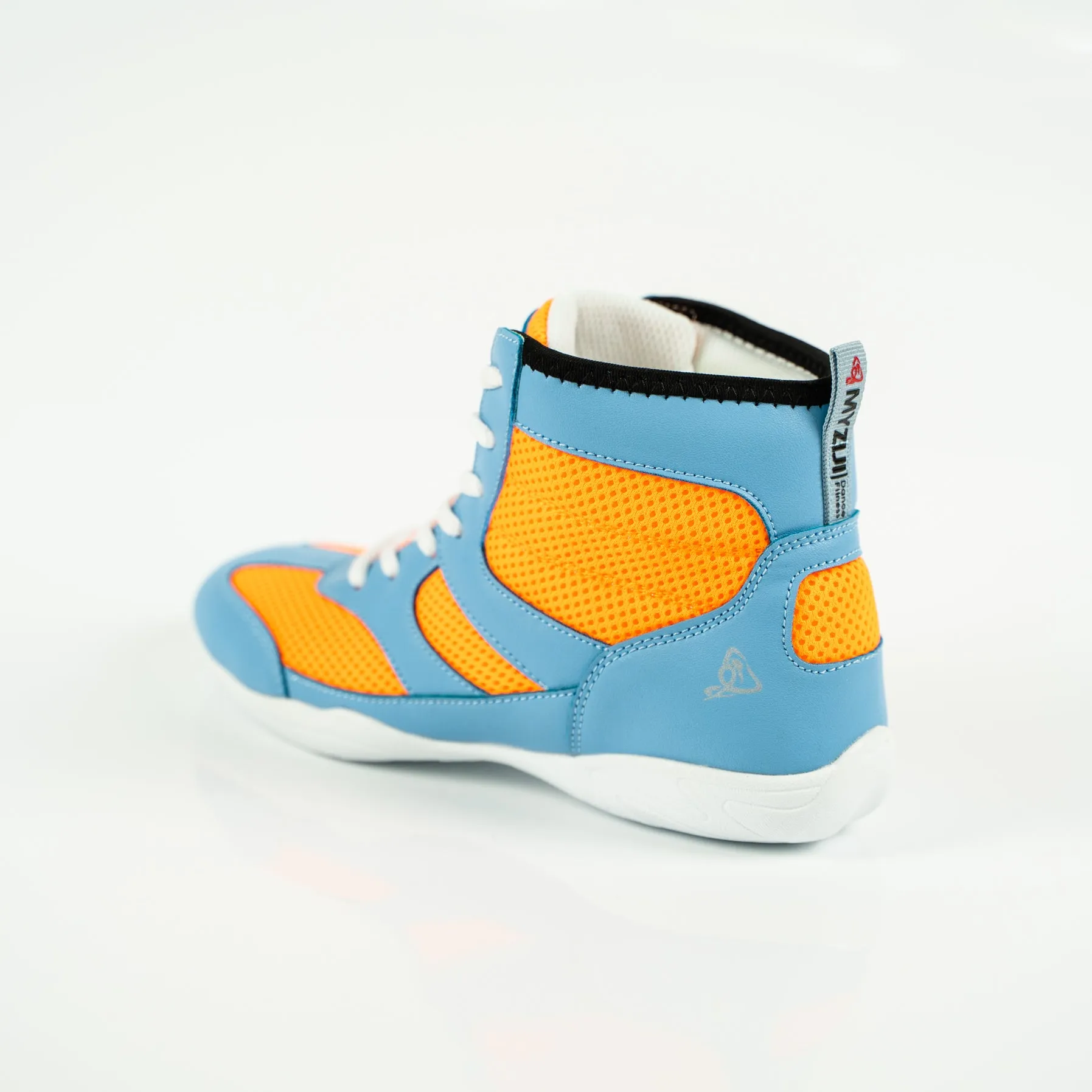 Vigor Hightop Dance Sneakers - Blue and Orange