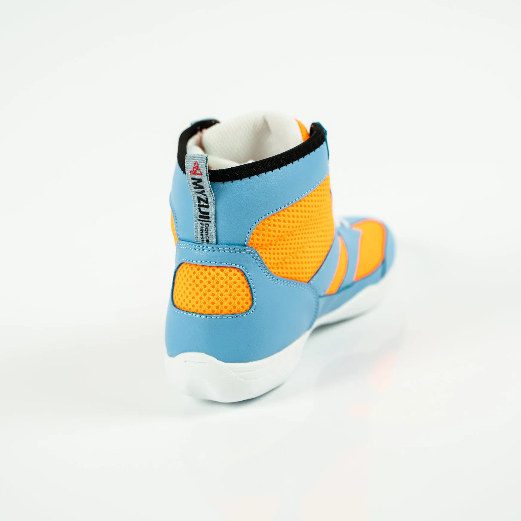 Vigor Hightop Dance Sneakers - Blue and Orange