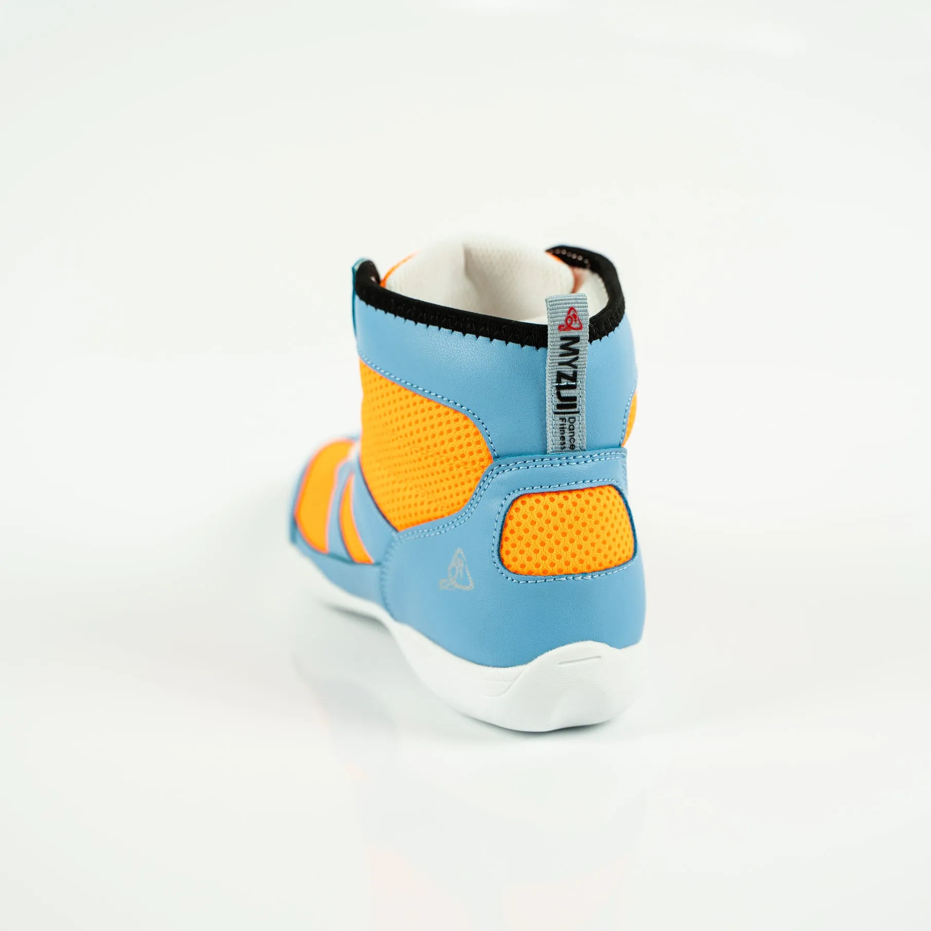 Vigor Hightop Dance Sneakers - Blue and Orange