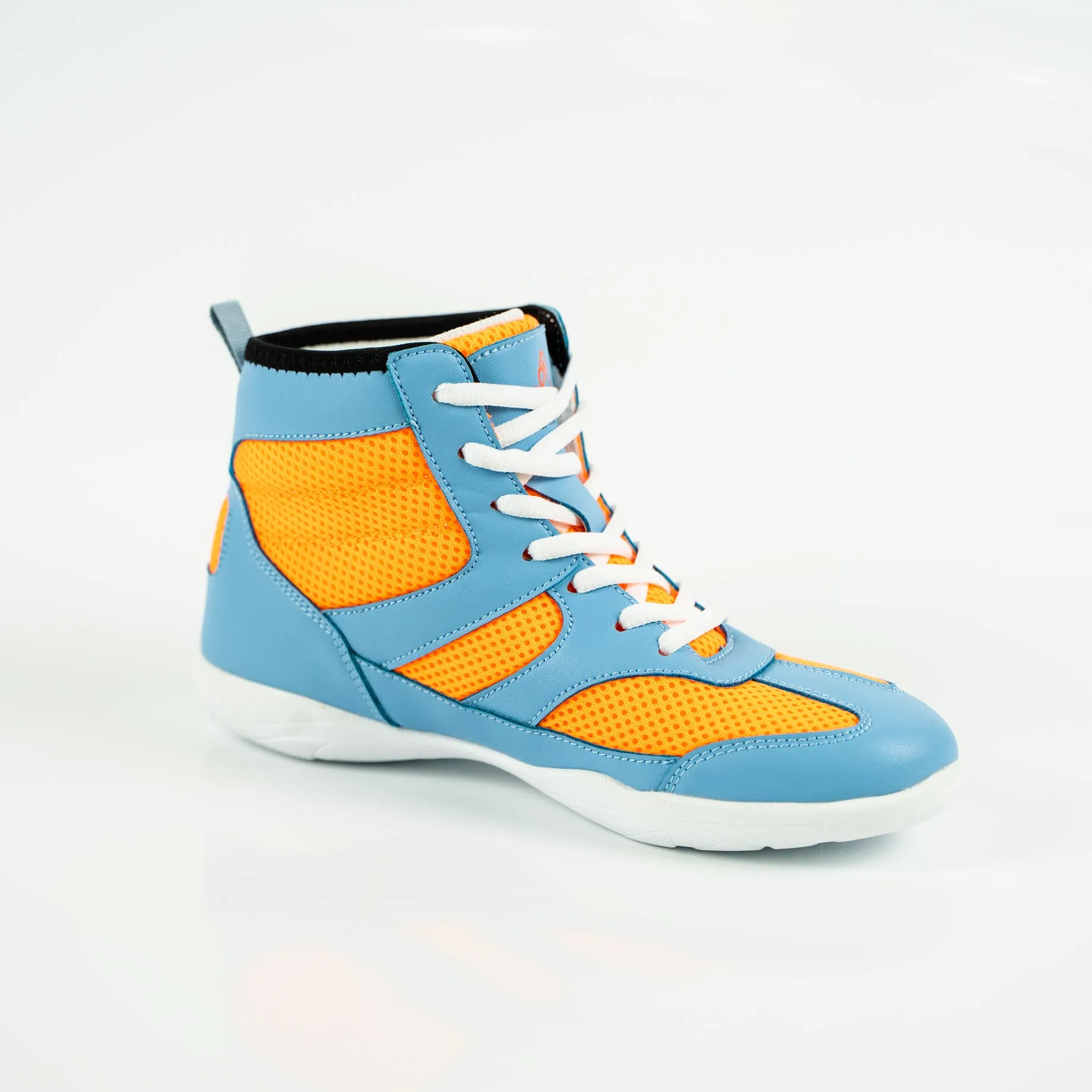 Vigor Hightop Dance Sneakers - Blue and Orange