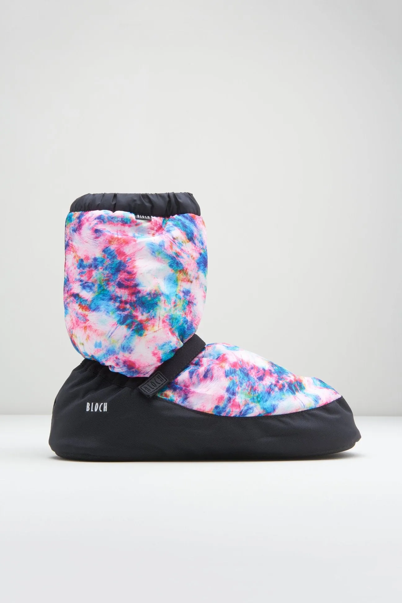 Warm Up Booties Blue Tie Dye