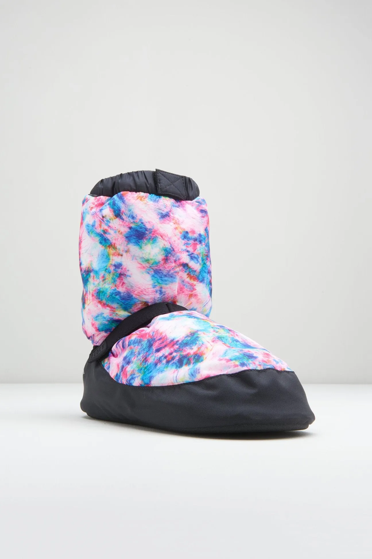 Warm Up Booties Blue Tie Dye