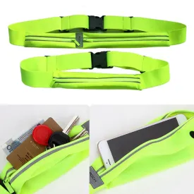 Waterproof elastic running belt