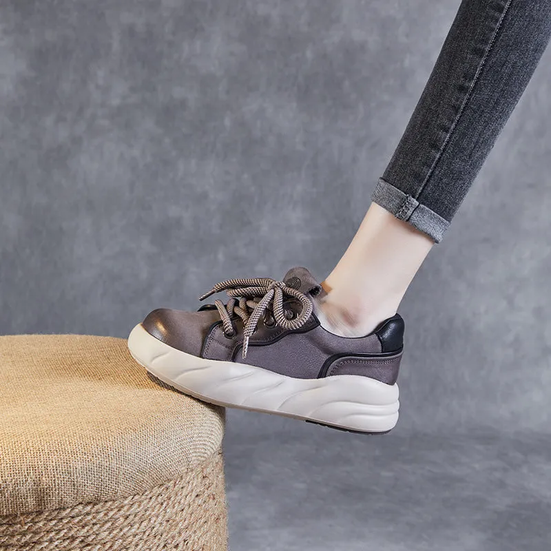 Women Minimalist Handmade Leather Casual Shoes