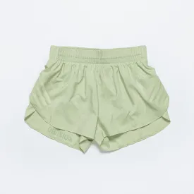 Womens Adizero 3" Split Shorts - Magic Lime