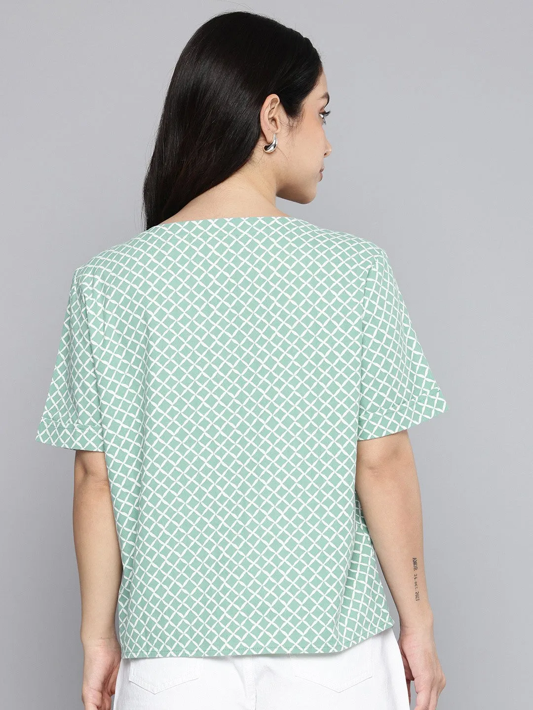 Women's Printed Regular Fit Shirt